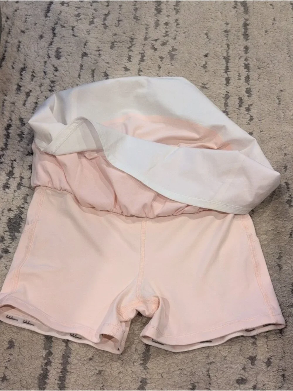 Lululemon Run: Breeze By SkirtParfait Pink / White /Wee Are From Space Parfait
